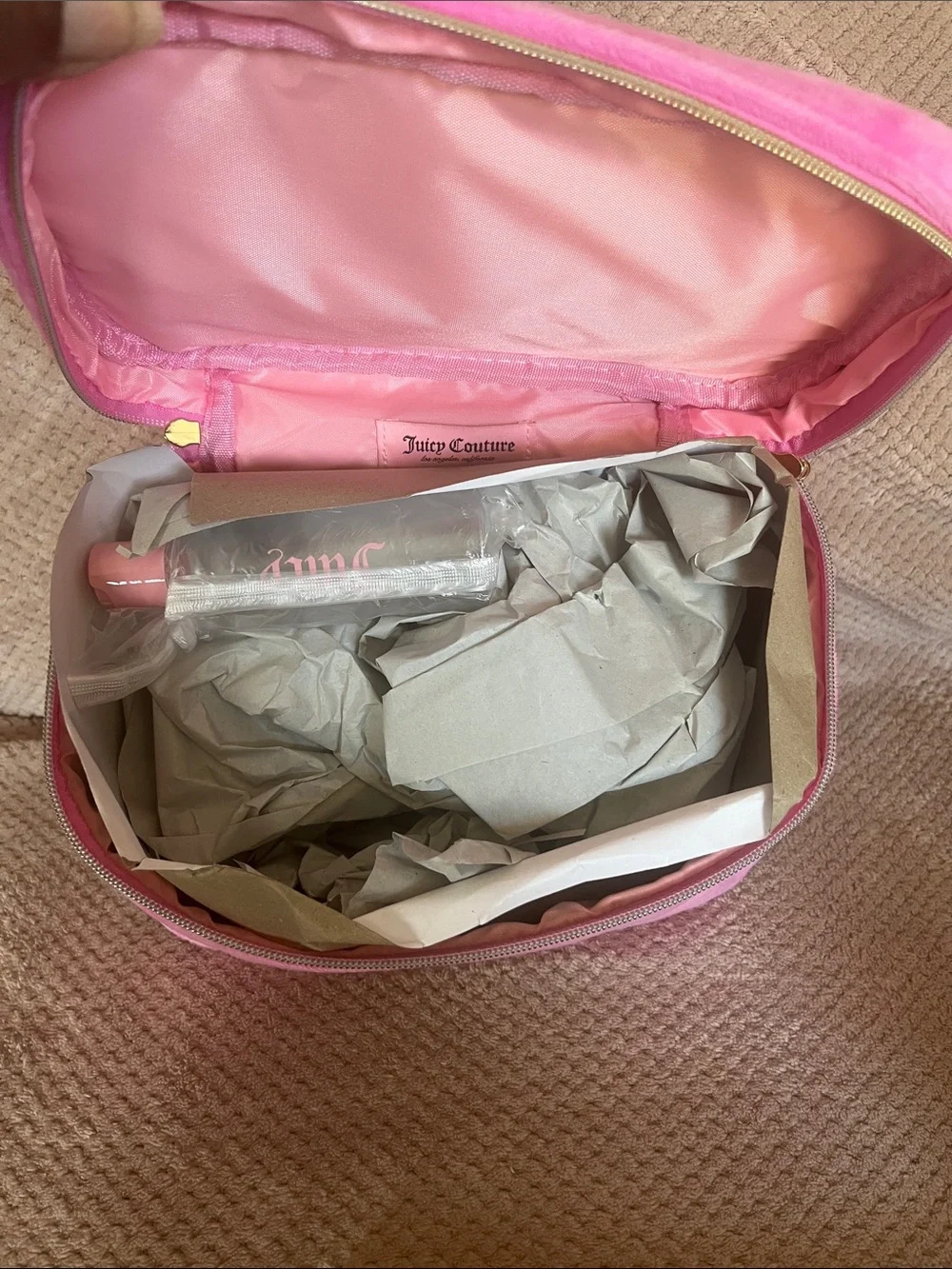 Juicy Couture velvet exterior